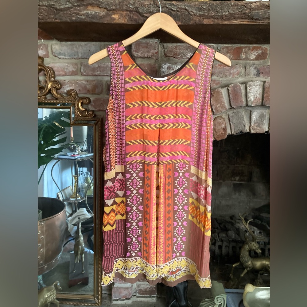 🆕 NWT Anthropologie |KAVITA BHARTIA Amali Swing Dress Lightweight Festival Boho